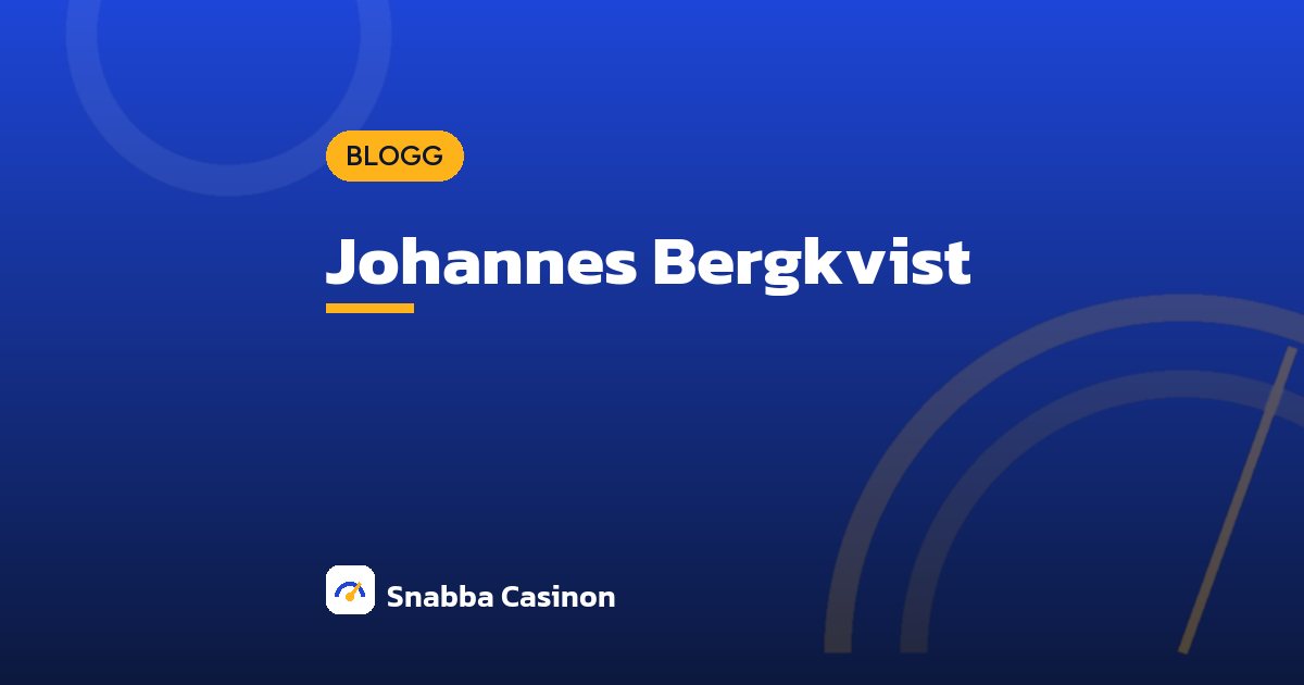 Johannes Bergkvist